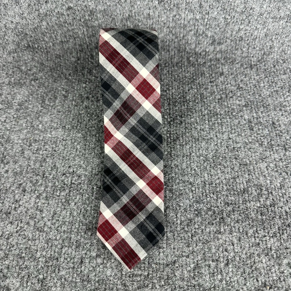 Bruin &Stengade Plaid Tie 100% Cotton Vintage Tartan Necktie